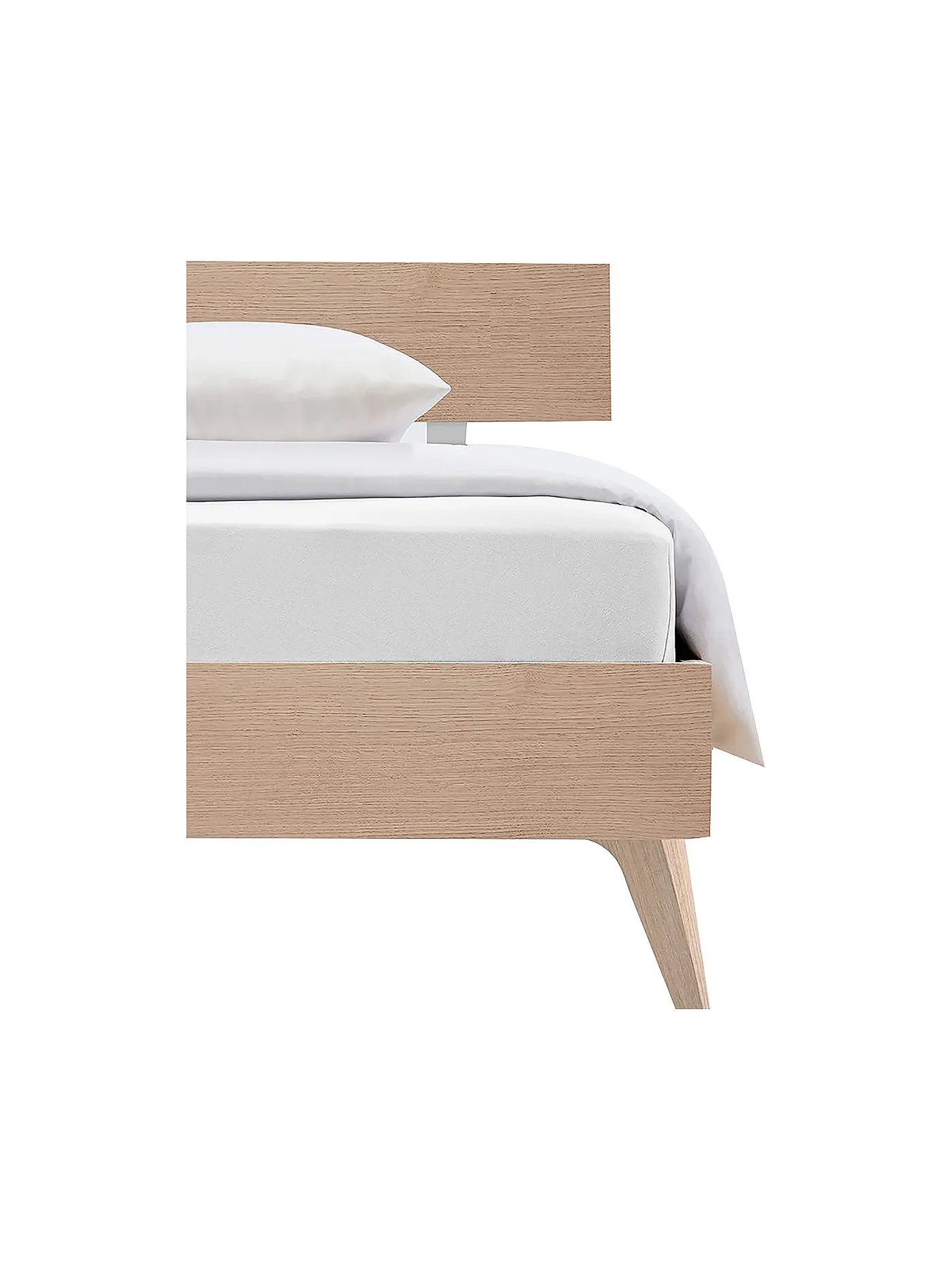 FLEURESSE | Jerseyspannleintuch S-Jersey 130x200cm Weiss | 